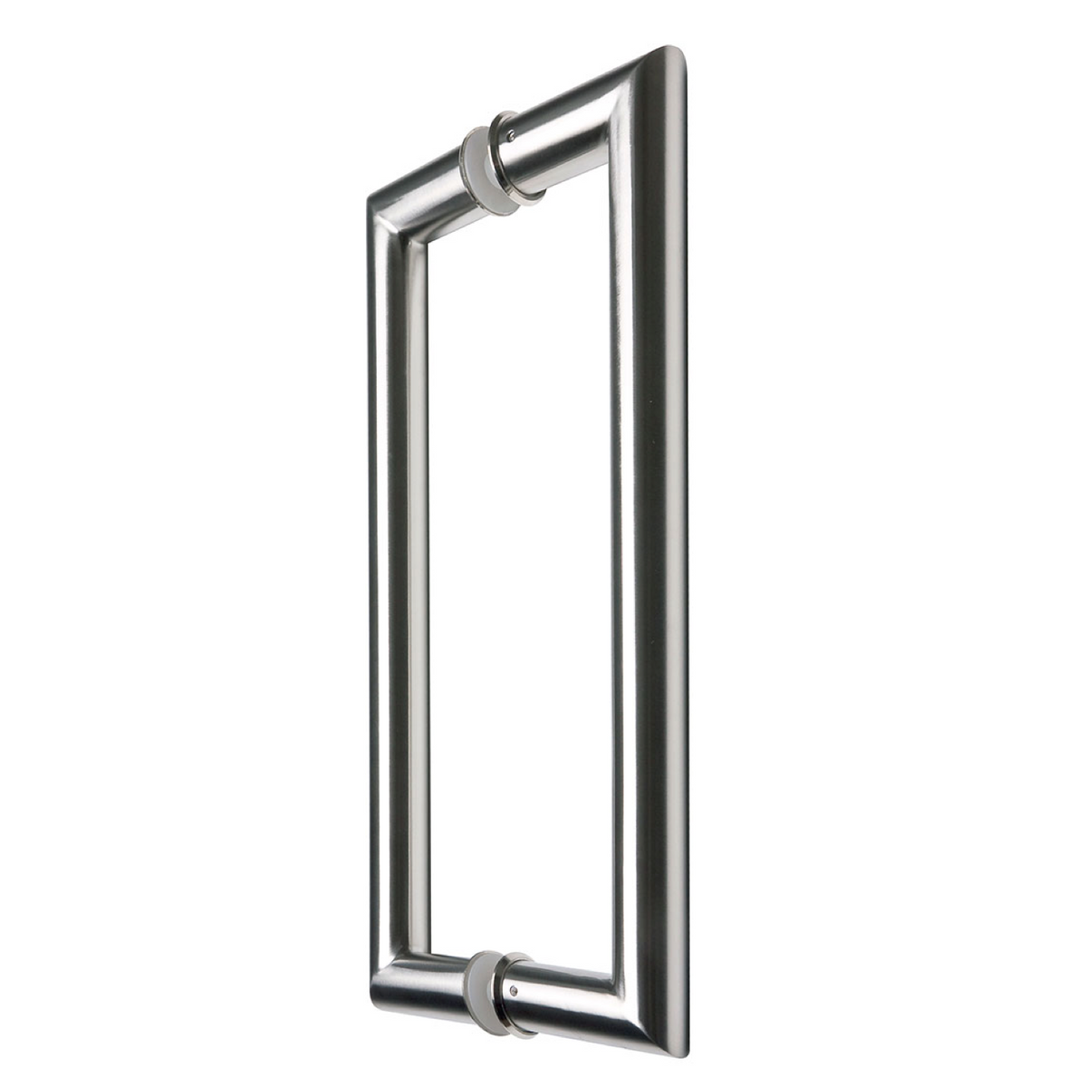 Deurgreep met rechte hoeken voor glas/houten deur, 200 mm hoog ARI120